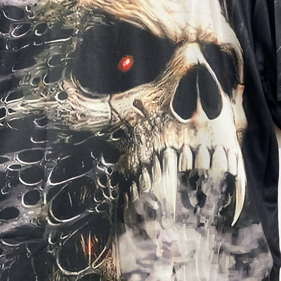 Horror Skull 3D Pattern Print Men’s Graphic T-Shirt  Size XXL  ( 136 A ) - Picture 3 of 6